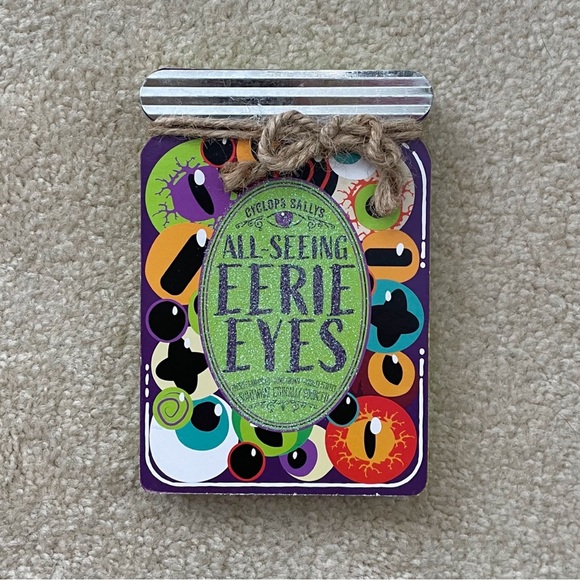 Halloween Themed Stand Up Tabletop Decor Wooden Signs (Set of 4) - Picture 5 of 16